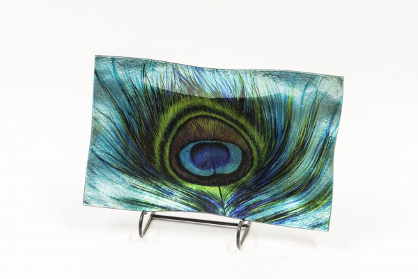 Peacock Feather Plates | A World of Bamboo